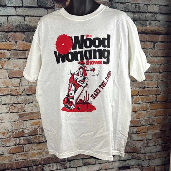 Anvil Other - Anvil wood working show white tee NWT size XL